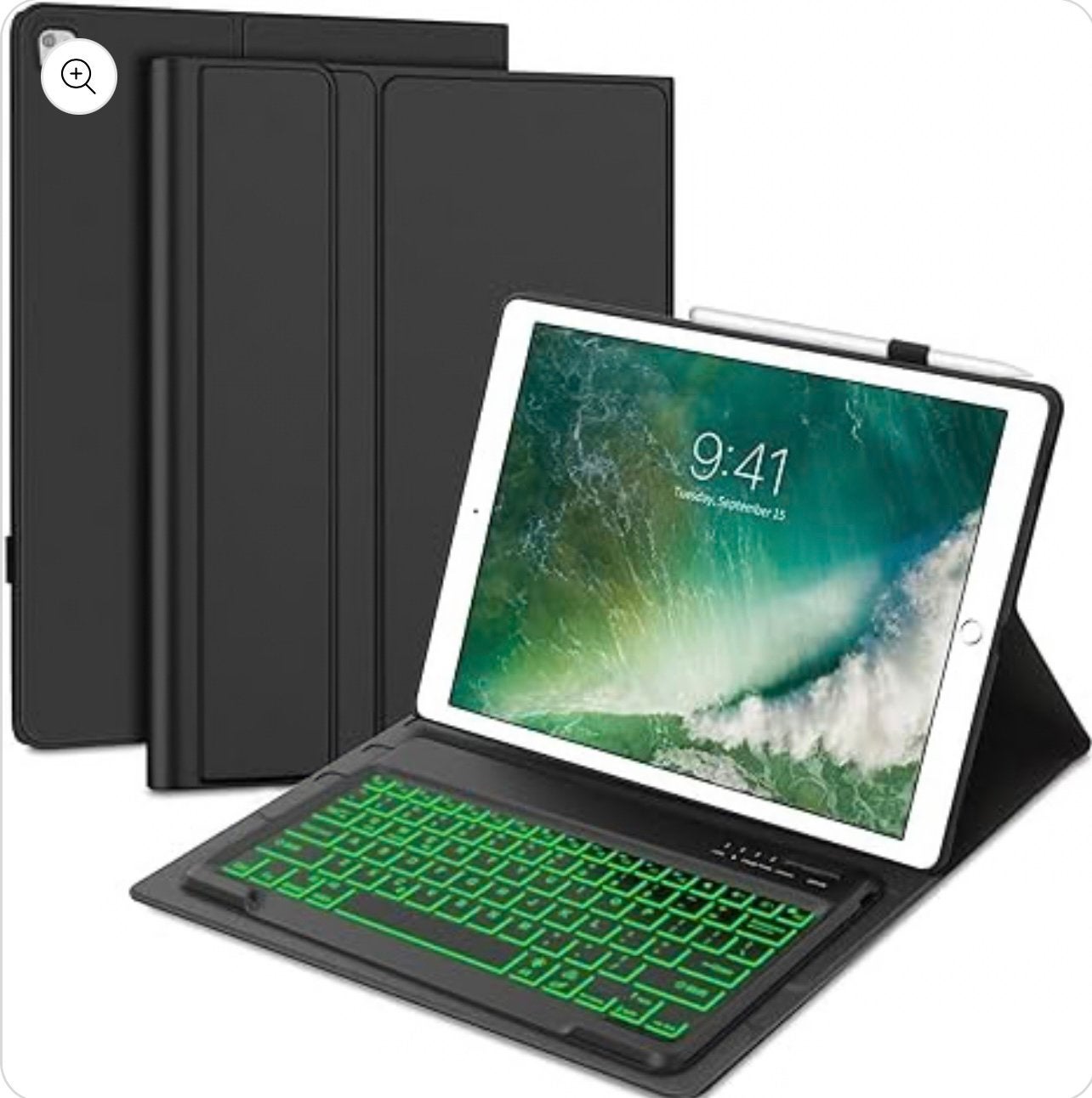 Nieuw Keyboard met hoes iPad Pro 12.9 inch 2017, IPad Pro 12.9 inch, Nieuw, Ophalen of Verzenden, Bescherming voor- en achterkant