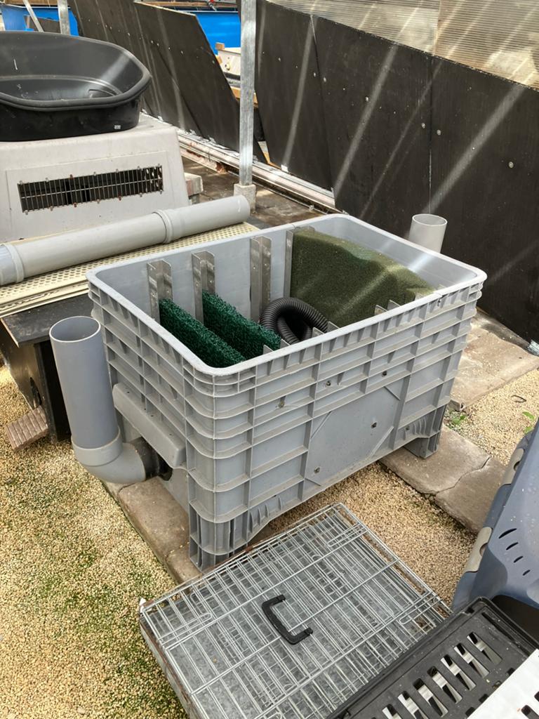 Zelfbouw vijverfilter, Tuin en Terras, Ophalen, Gebruikt, Vijverfilter