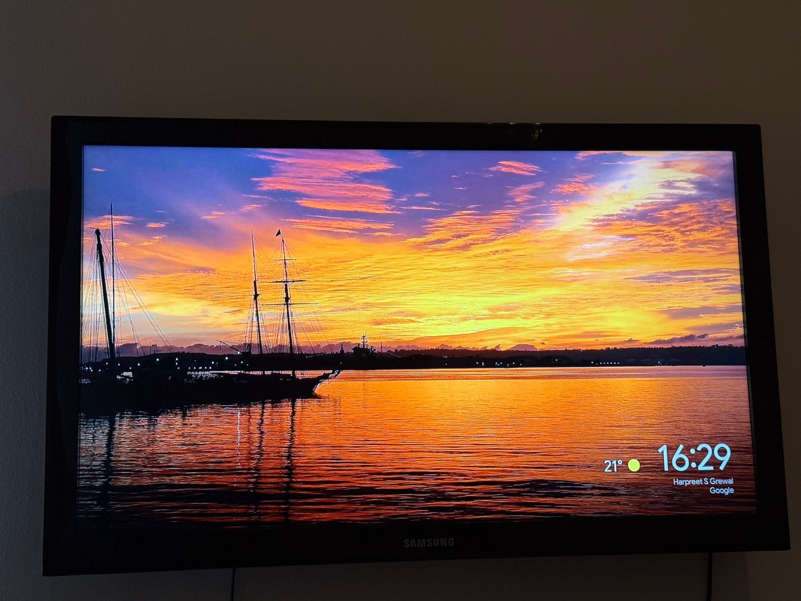 Samsung TV 40 inch Full HD + chromecast + tv beugel, Ophalen, 50 Hz, Zo goed als nieuw, Samsung