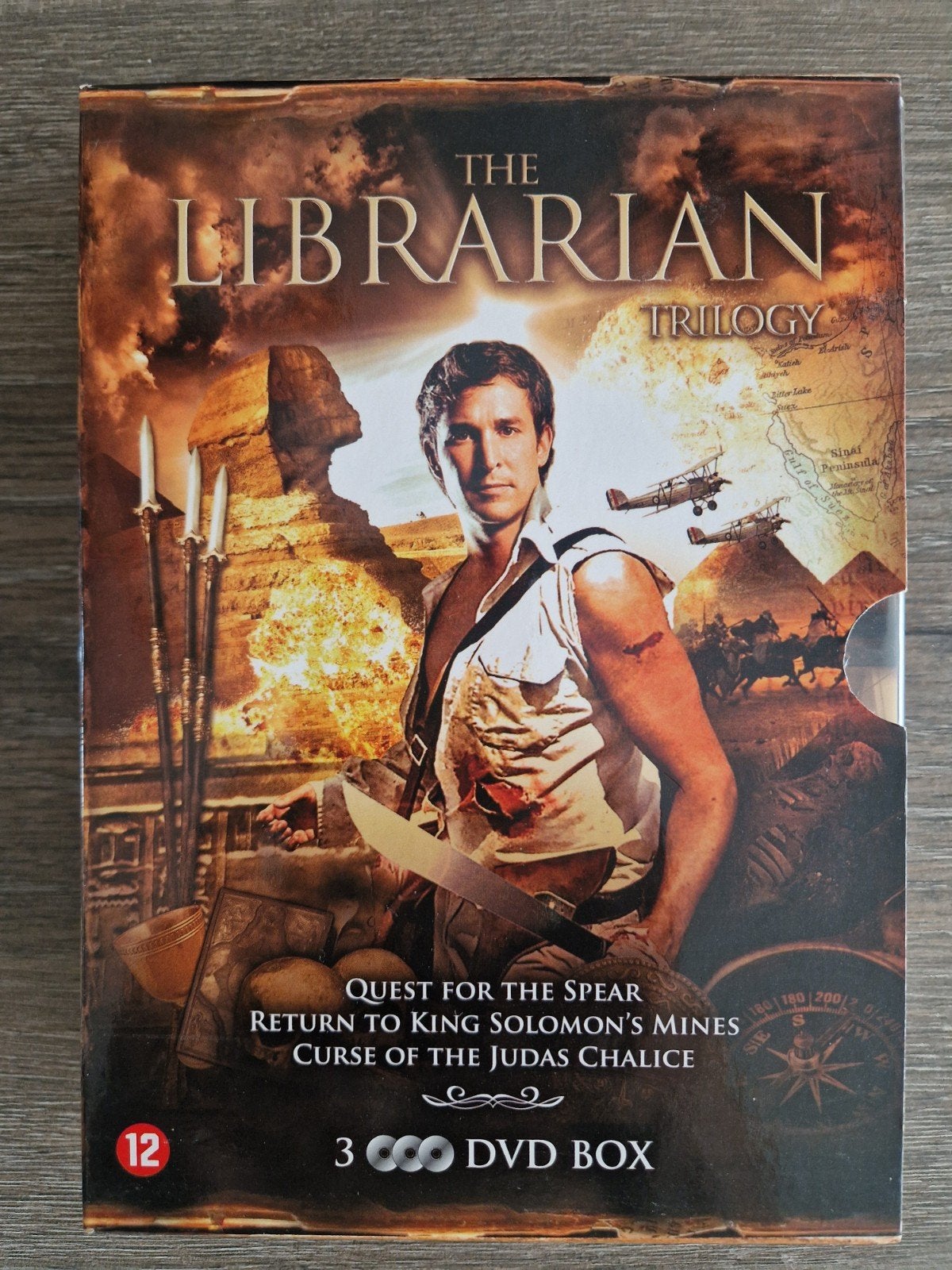 The Librarian Trilogy - 3 DVD Boxset, Nederlands, Ophalen of Verzenden, Vanaf 12 jaar, Inclusief doosje