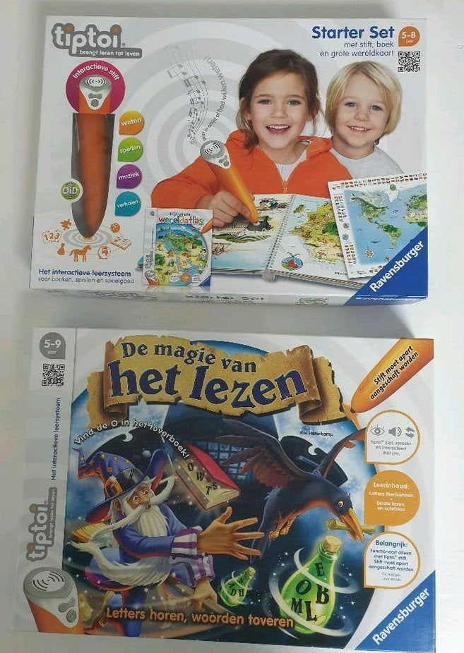Tiptoi Starter Set Wereldkaart & Magie van het Lezen, Kinderen en Baby's, Ophalen of Verzenden, Zo goed als nieuw, Elektronica