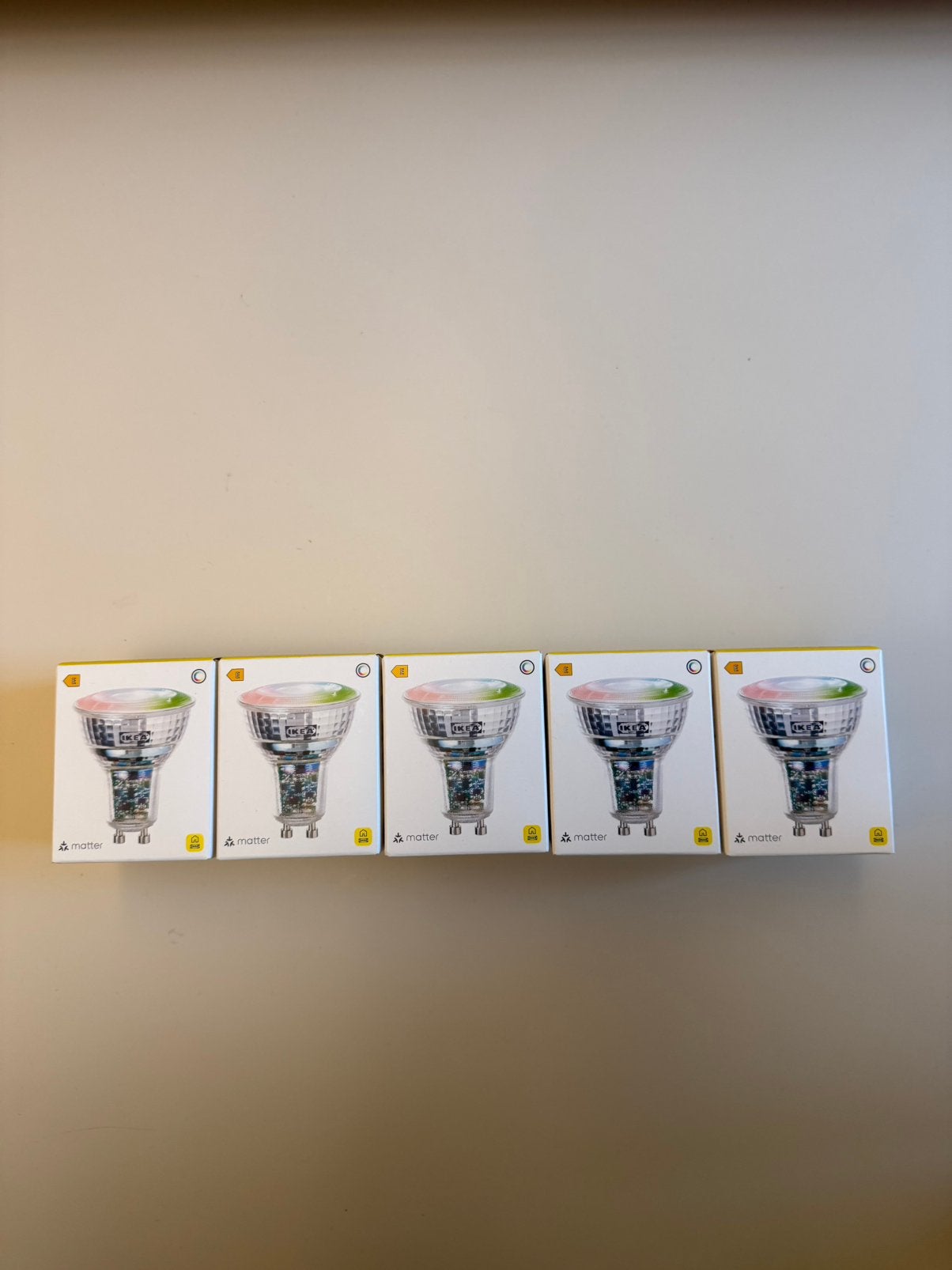 Ikea Kajplats Led-Lamp GU10 Smart Gekleurd en Wit Spectrum, Huis en Inrichting, Led-lamp, Minder dan 30 watt, Nieuw, Ophalen of Verzenden