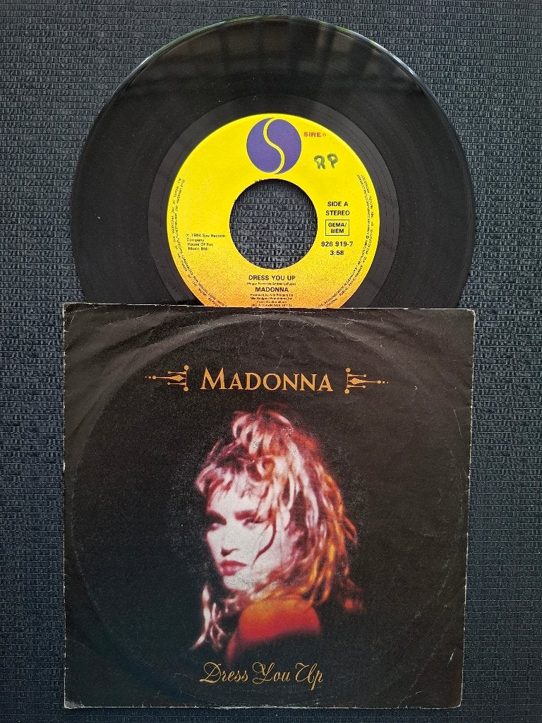 Madonna - dress you up, Cd's en Dvd's, Vinyl Singles, Ophalen of Verzenden, Gebruikt, 7 inch, Pop