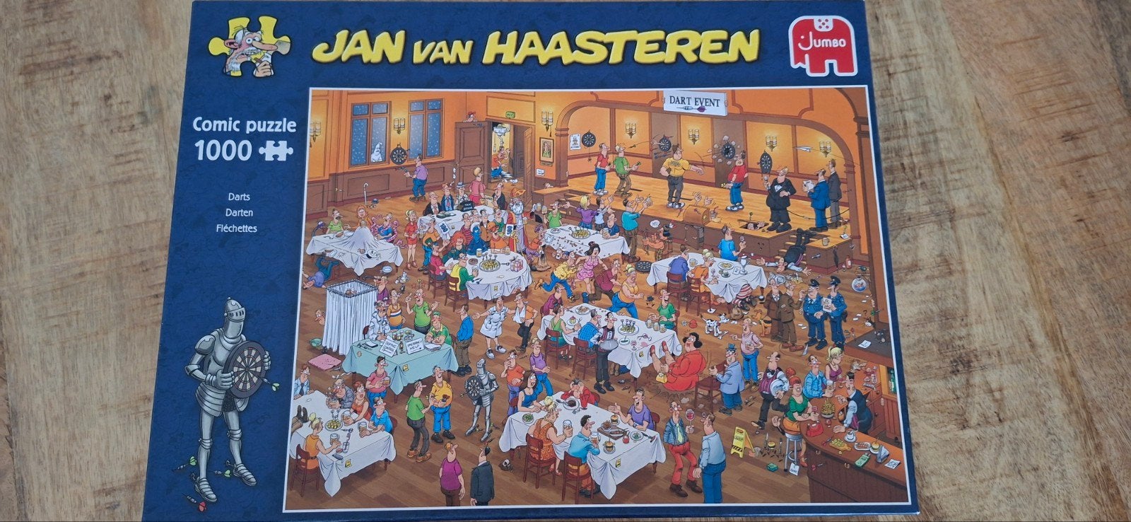 van Haasteren Darten, Ophalen of Verzenden, 500 t/m 1500 stukjes, Zo goed als nieuw, Legpuzzel