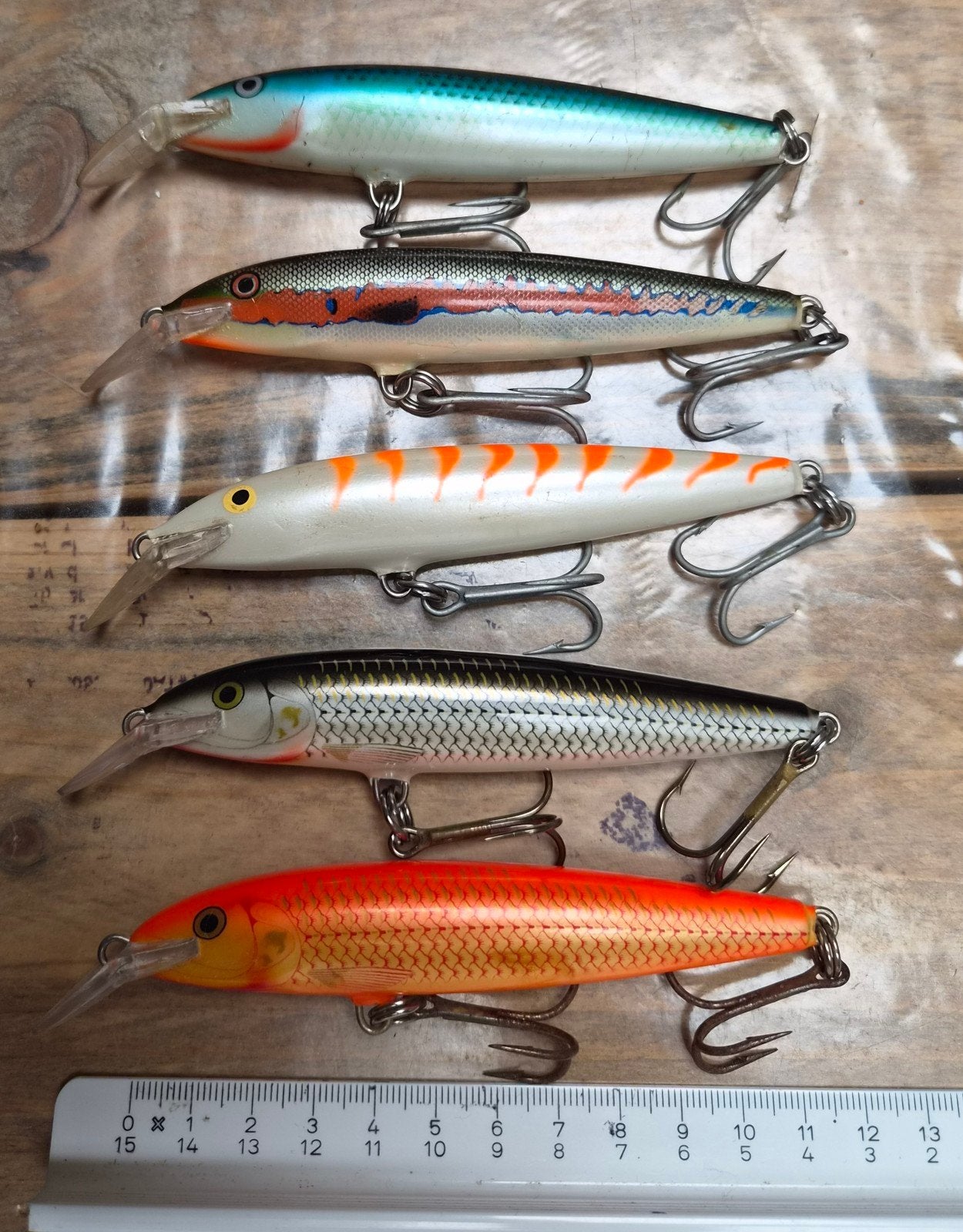 5 x set Rapala Magnum MAG11 Kunstaas, Ophalen of Verzenden, Zo goed als nieuw, Overige typen
