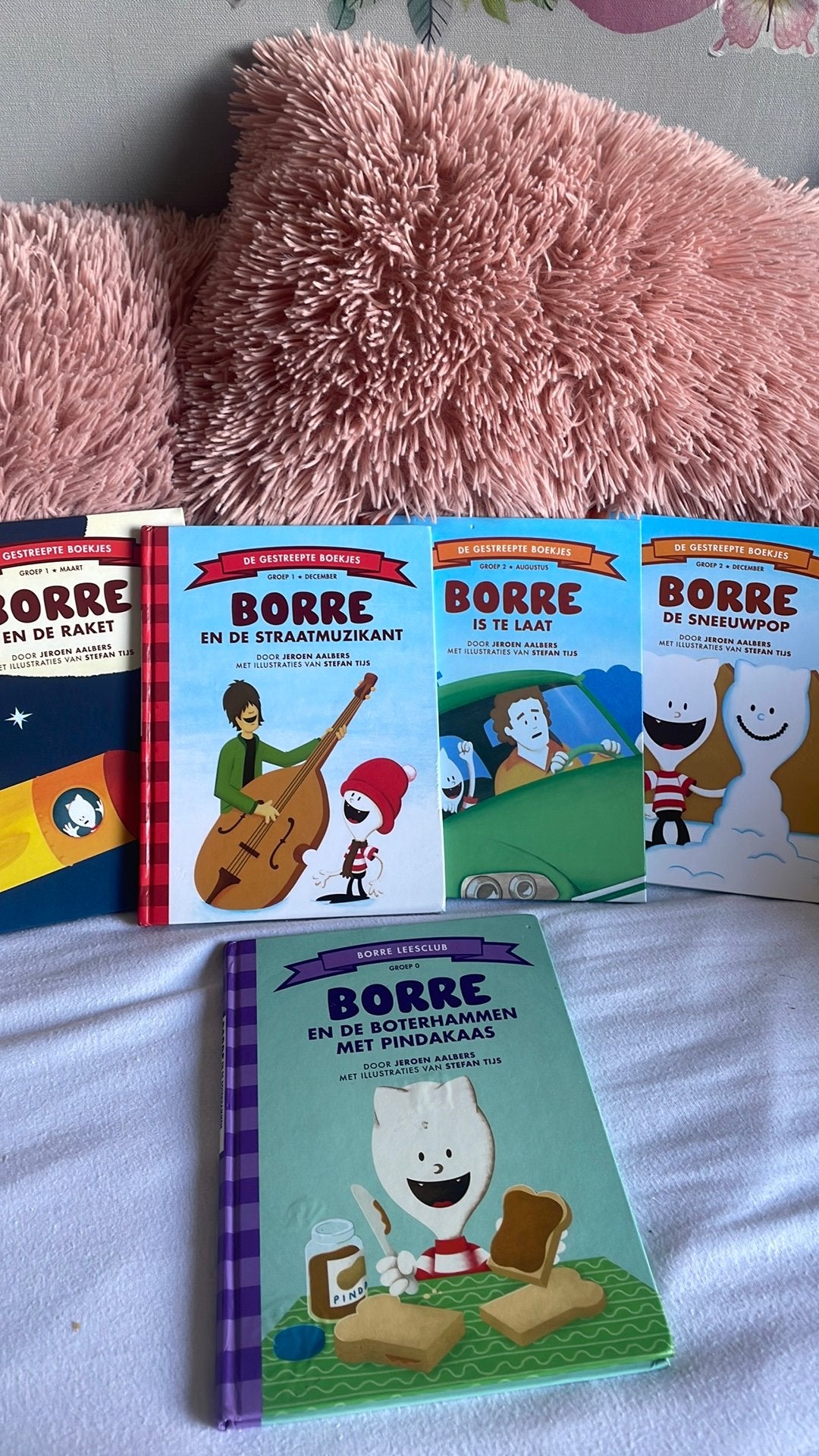 Borre leesclub 4 + 1 gratis, Boeken, Kinderboeken | Kleuters, Gelezen, 5 of 6 jaar, Fictie algemeen, Jongen of Meisje