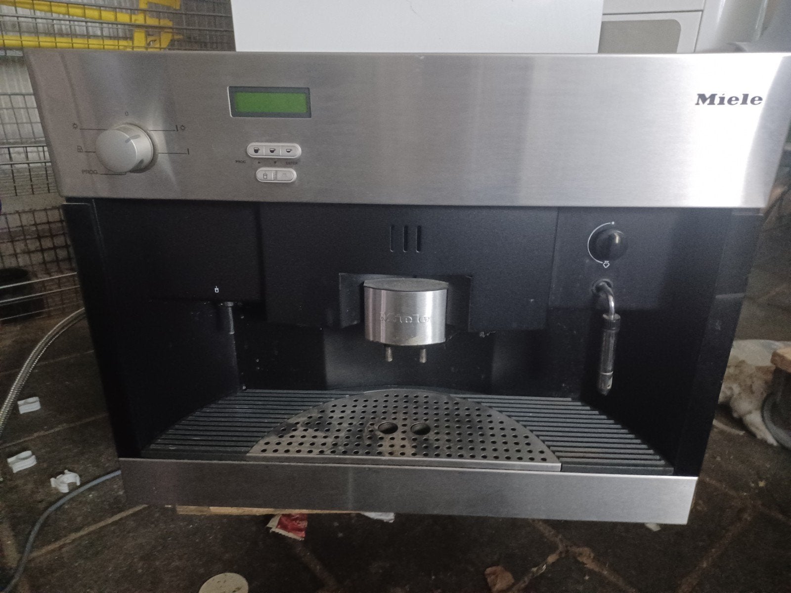 Miele CVA 620 Inbouw Koffiemachine - Gebruikt, Witgoed en Apparatuur, Koffiezetapparaten, Ophalen, Gebruikt, Espresso apparaat