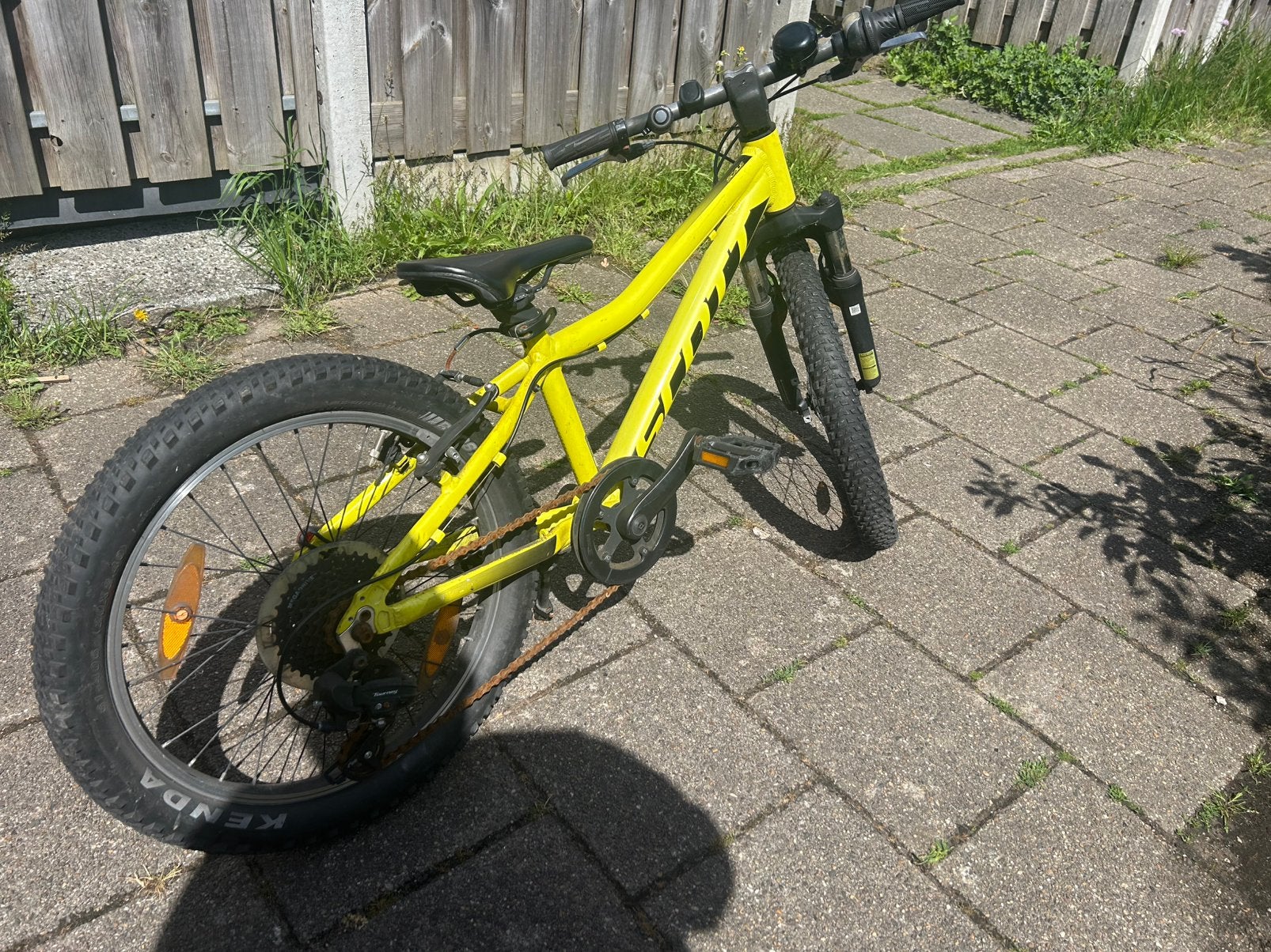 Stoere jongens fiets SCOTT, Fietsen en Brommers, Ophalen of Verzenden, Zo goed als nieuw, Staal, 24 inch of meer