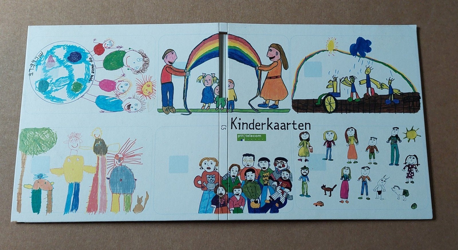 PTT Telecom Kinderkaarten - Unicef - Telefoonkaarten, Verzamelen, Ophalen of Verzenden, Gebruikt