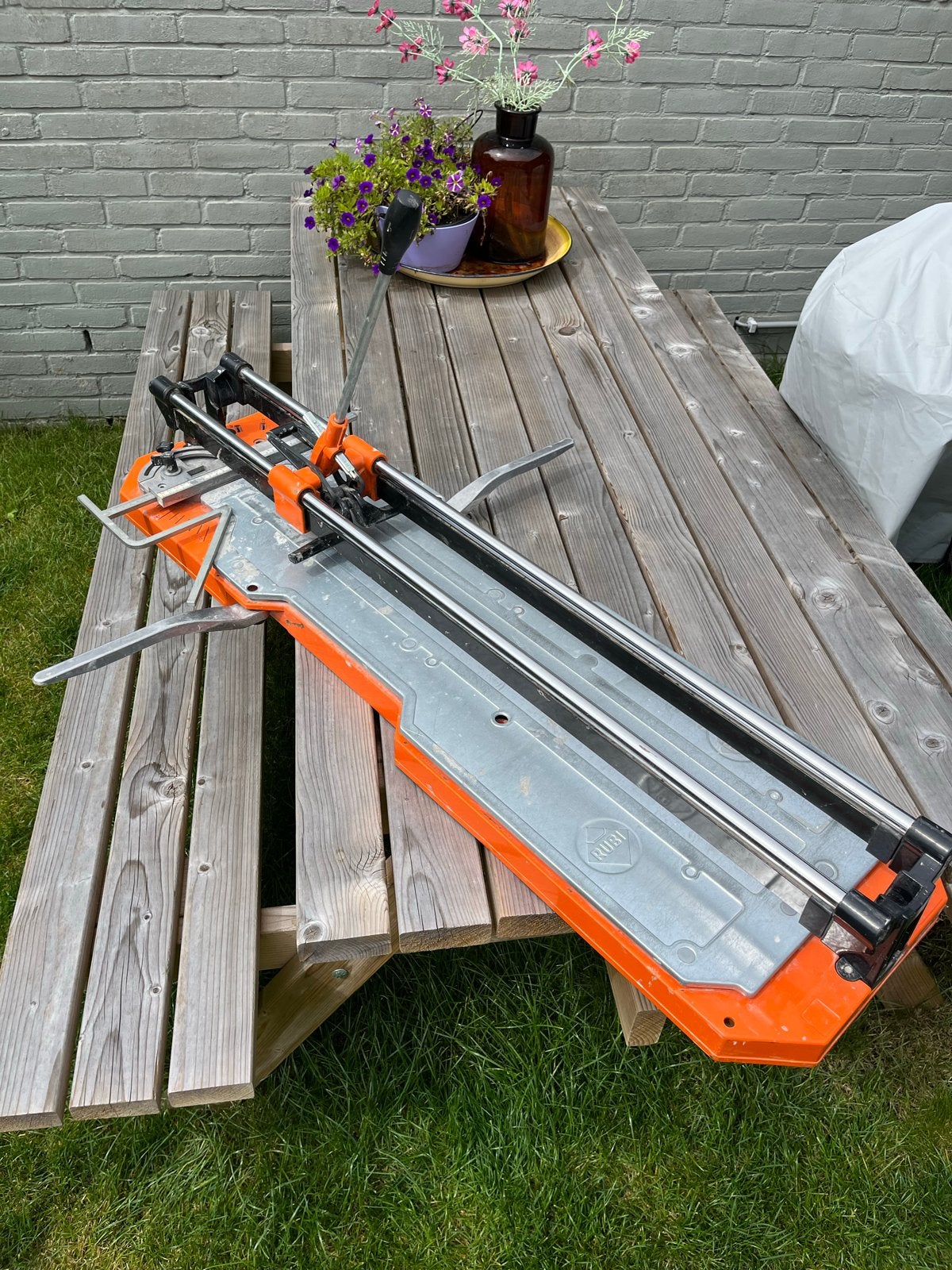 Rubi TX900 professionele tegelsnijder, Doe-het-zelf en Verbouw, Ophalen of Verzenden, Gebruikt, Snijgereedschap, Rubi