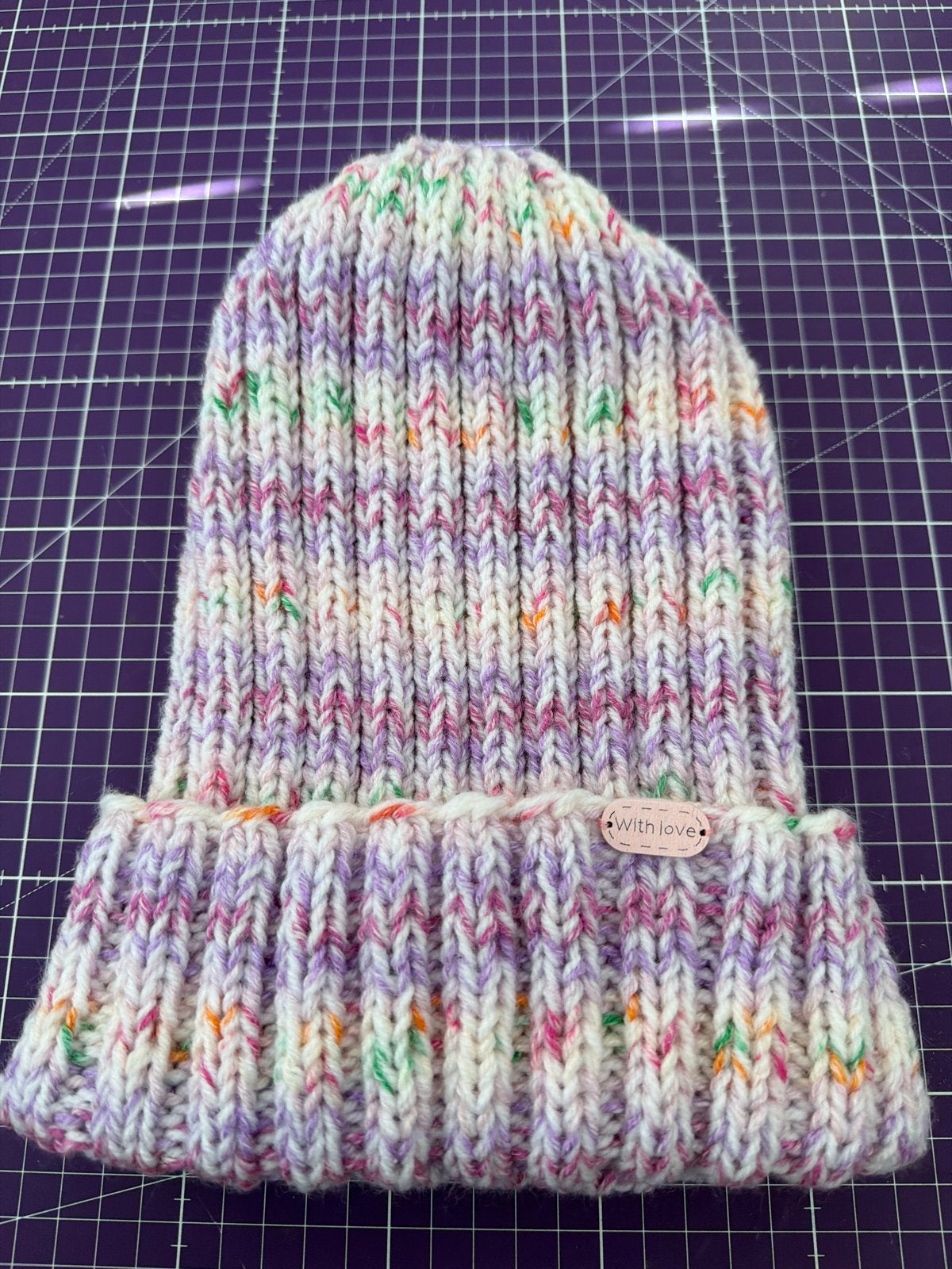 Handgebreide Muts - Kleurrijk en Warm, Kleding | Dames, Verzenden, Nieuw, Maat 42/44 (L), Muts