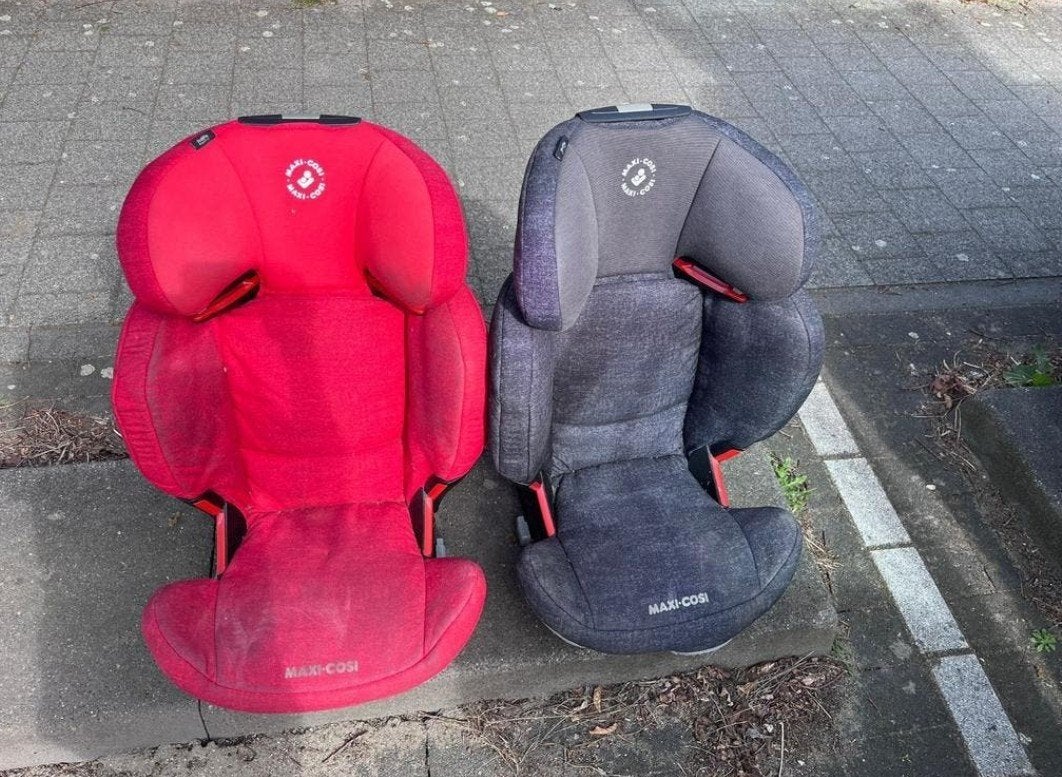 vandaag ophalen anders stort: Maxi-Cosi autostoelen (rood en, Ophalen, Gebruikt, Maxi-Cosi, Isofix