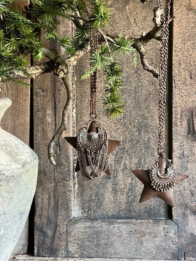 Set Roestige sterren met hanger, Sliedrecht, Nieuw, Ophalen of Verzenden, Landelijk