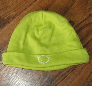 Lime groene H&M mutsje muts maat 68, Ophalen of Verzenden, Nieuw, Jongetje of Meisje, Overige typen