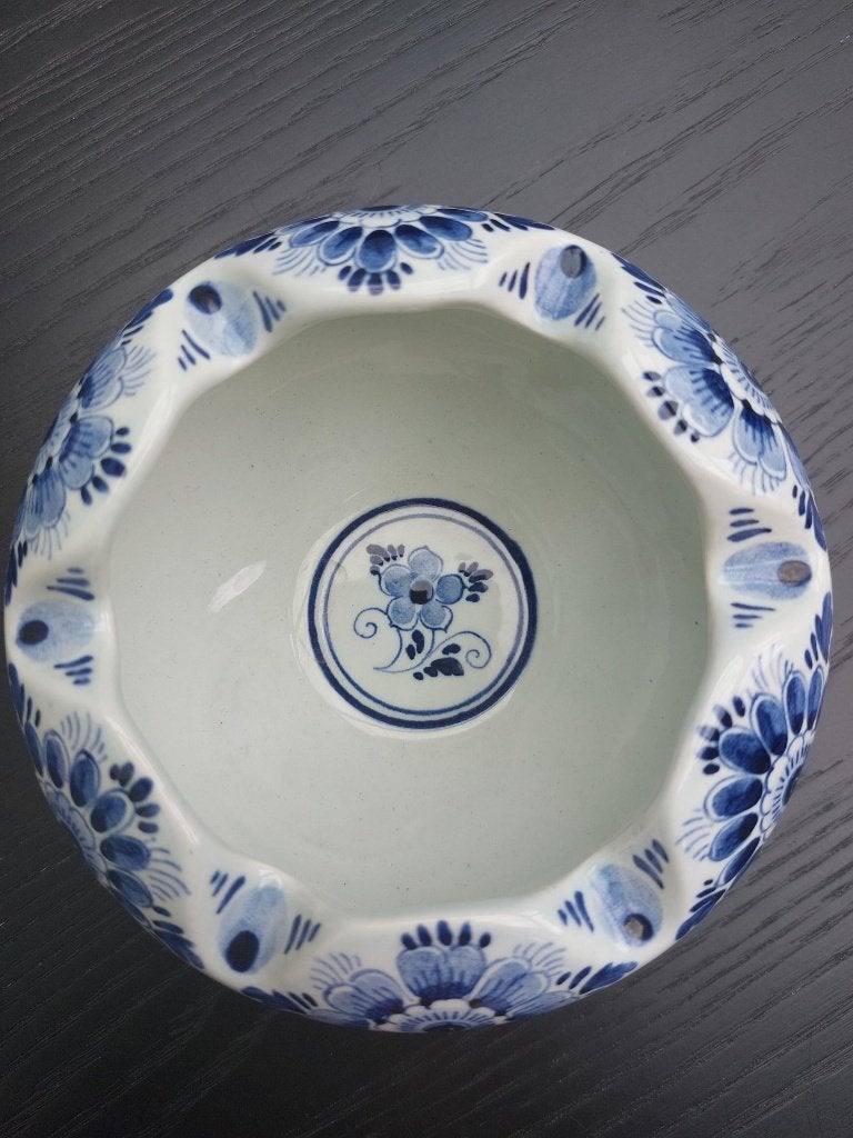 Asbak Delfts Blauw, aparte vorm, Verzenden, Zo goed als nieuw, Porselein, Overige typen