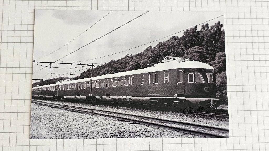 Foto TREIN NS Nederlandse Spoorwegen Muizeneus Mat 46, Verzamelen, Verzenden, Gebruikt, Trein, Overige typen