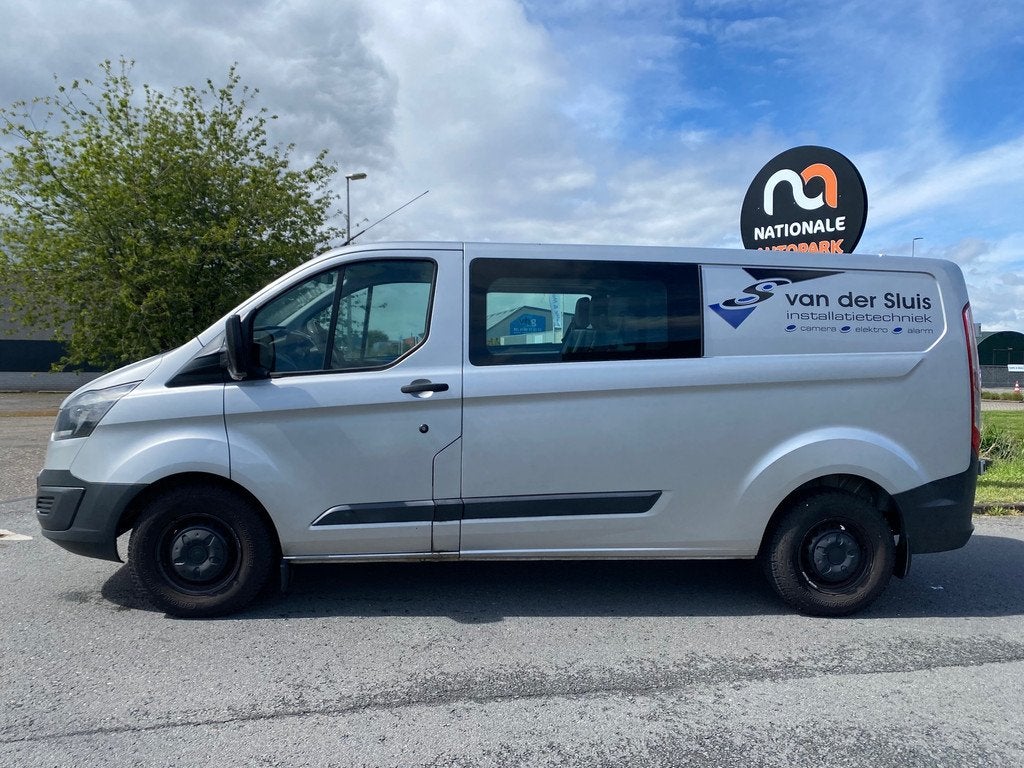Ford Transit Custom 2013 * 310 2.2 TDCI L2H1 Ambiente DC * D, Auto's, Bestelauto's, Voorwielaandrijving, Euro 5, 101 pk, Gebruikt