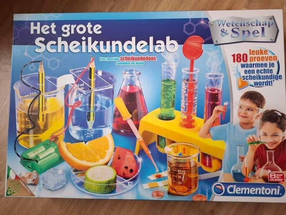 Clementoni Het Grote Scheikundelab - Wetenschap & Spel, Kinderen en Baby's, Speelgoed | Educatief en Creatief, Ophalen of Verzenden