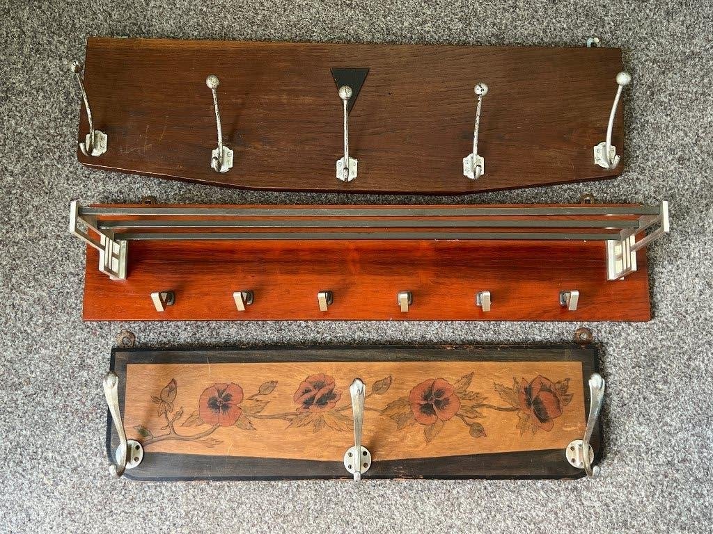 vintage kapstok, Huis en Inrichting, Woonaccessoires | Kapstokken, Gebruikt, Minder dan 100 cm, Hout, Ophalen