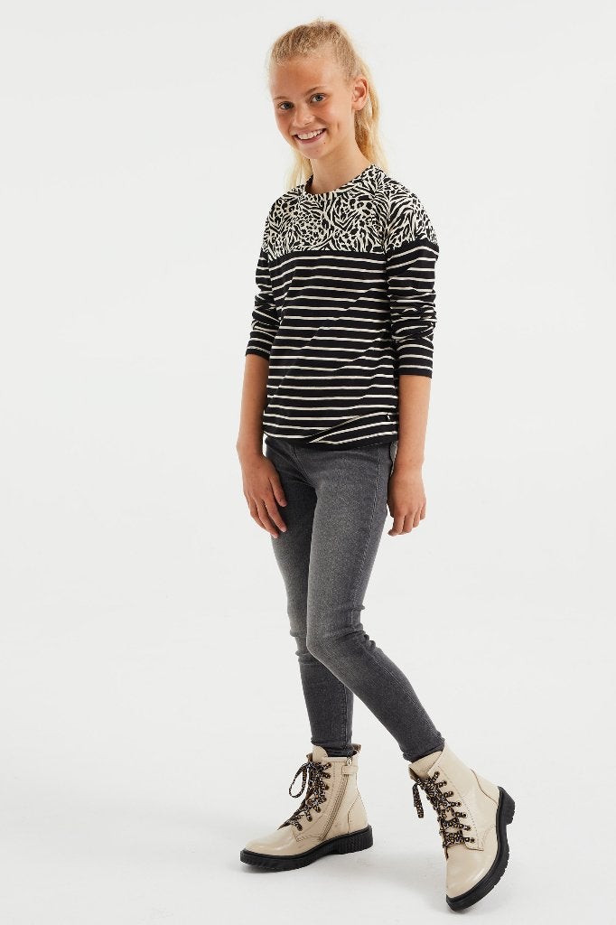 Gave superskinny BLUE RIDGE stretch spijkerbroek maat 134., Broek, Zo goed als nieuw, Blue Ridge, Verzenden