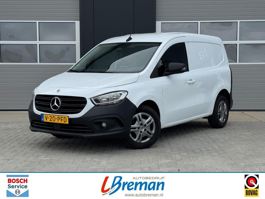 Mercedes-benz CITAN 110 L1 PRO MBUX Airco 3-zits DAB Apple C, Auto's, Voorwielaandrijving, 15 km/l, 4 cilinders, Wit