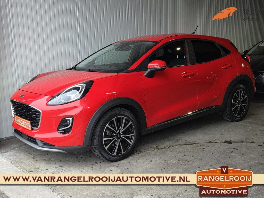 Ford Puma 1.0 EcoBoost Hybrid Titanium, winterpakket, LED ko, Auto's, Ford, Bedrijf, Te koop, Puma, ABS, Airbags, Airconditioning