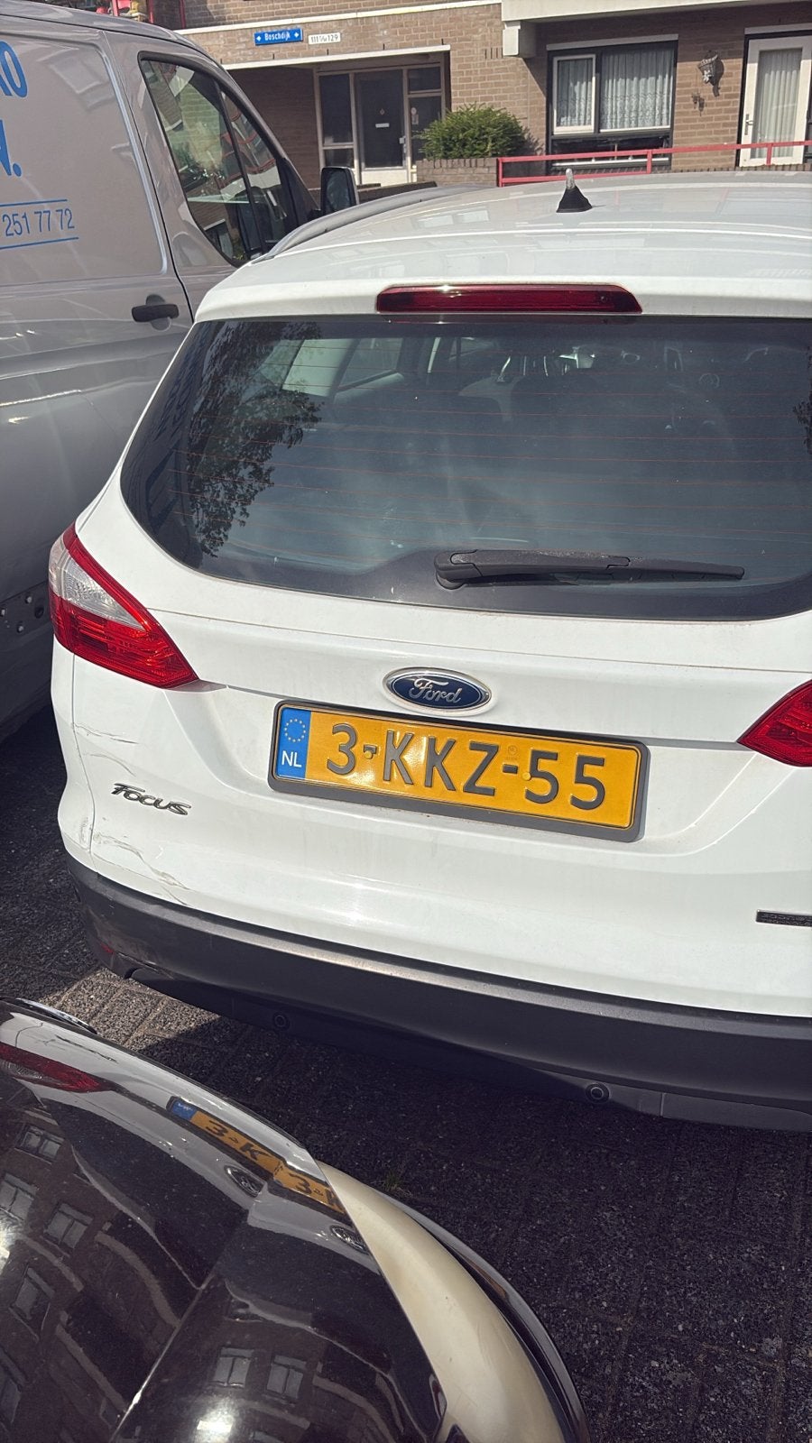 Ford Focus 1.0 Ecoboost 92KW Wagon 2013 Wit, Zwart, Wit, Origineel Nederlands, Handgeschakeld