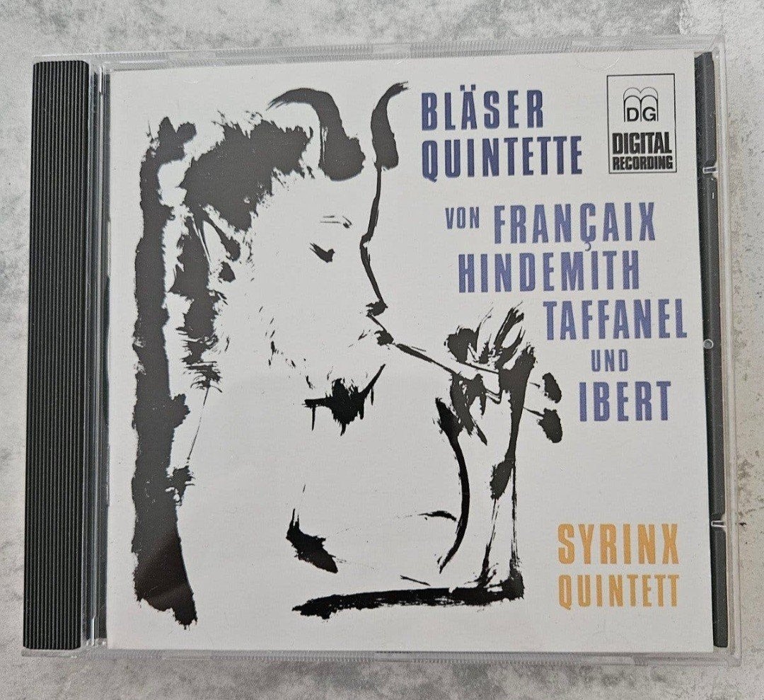 Syrinx Quintett – Bläserquintette (Françaix, Hindemith, Taff, Ophalen of Verzenden, Romantiek, Zo goed als nieuw