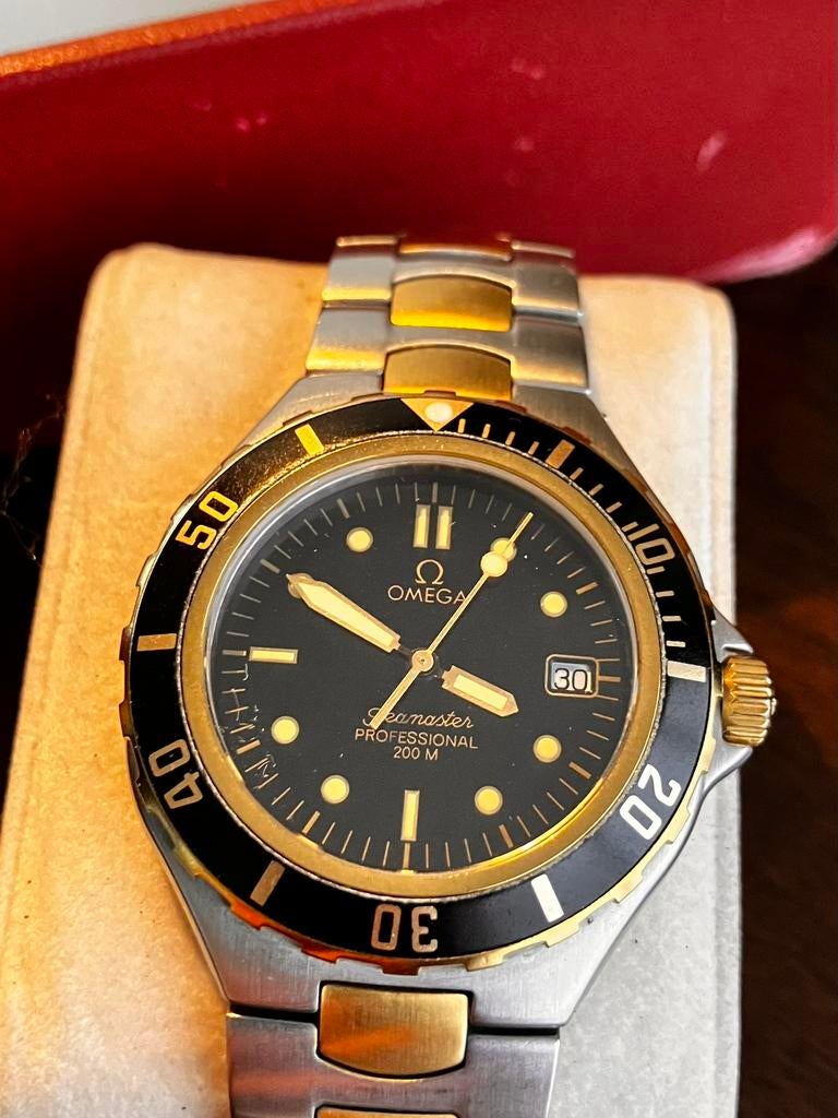 Omega Seamaster Professional 200M Quartz. duikhorloge., Verzenden, Zo goed als nieuw, Staal, Omega