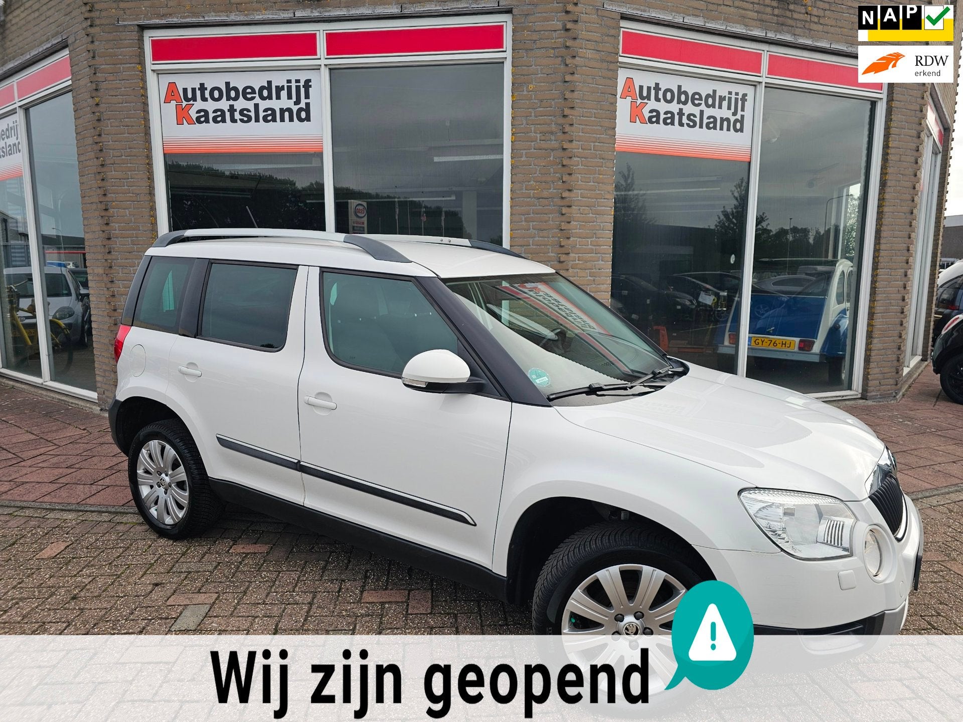 Skoda Yeti 1.2 TSI Ambition Arctic - Navi - Cruise - Electr, Voorwielaandrijving, Euro 5, Stof, Gebruikt