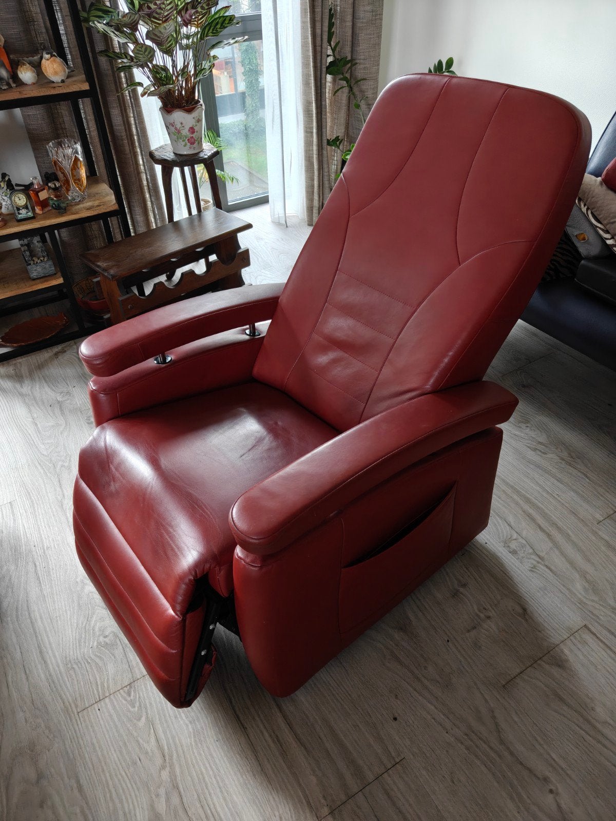 Fitform Vario 570 sta-op stoel -3 motoren"OPHALEN IN DELFT, Huis en Inrichting, Ophalen, Modern, Comfortabel, 100 tot 125 cm, Leer