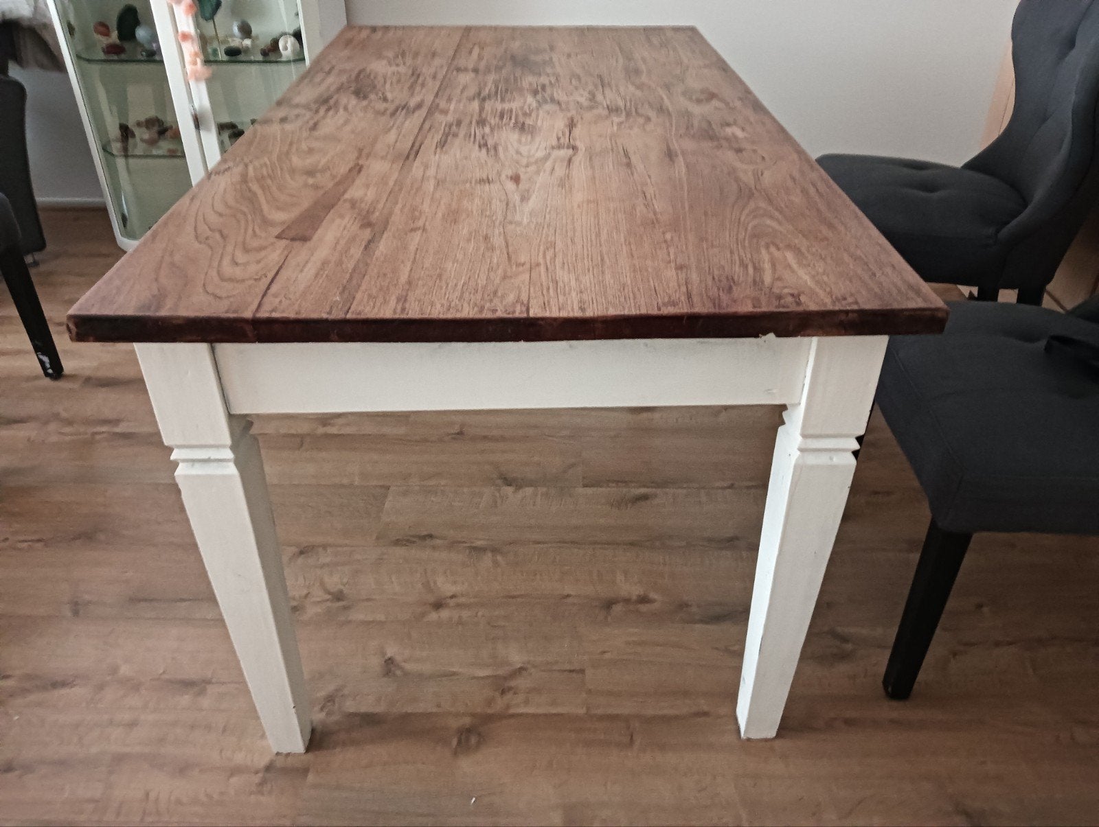 eet tafel, Huis en Inrichting, Tafels | Eettafels, Ophalen, Gebruikt, 50 tot 100 cm, 150 tot 200 cm