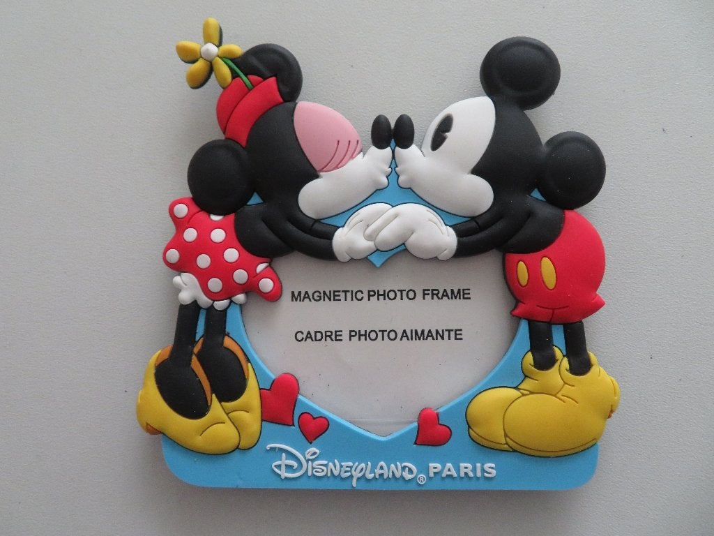 Disney Mickey & Minnie Mouse Magneet Fotolijst Disneyland, Ophalen of Verzenden, Mickey Mouse, Gebruikt, Overige typen