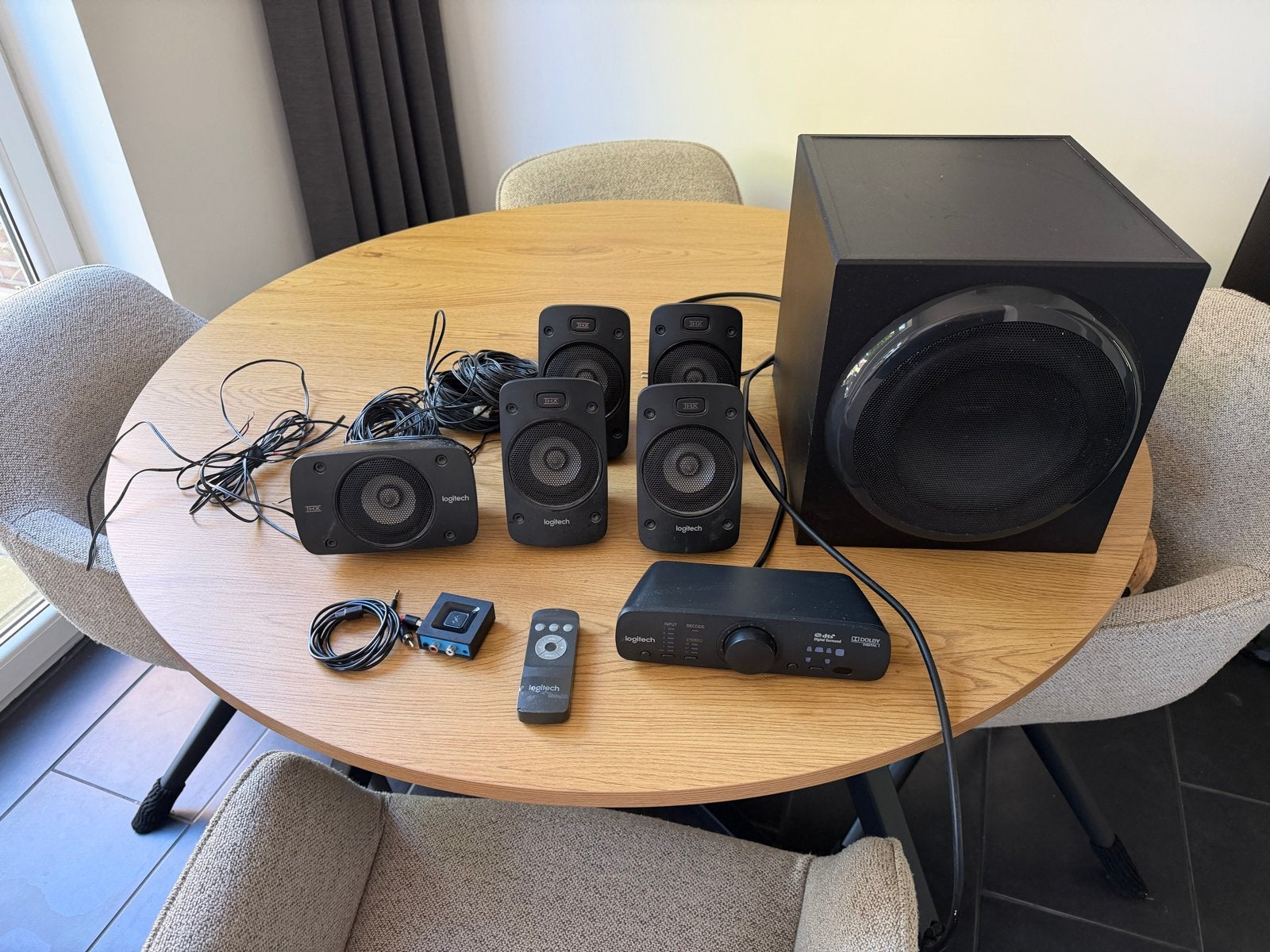 Logitech Z906 5.1 Surround Sound Systeem, Ophalen, Gebruikt, 5.1-systeem, Overige merken