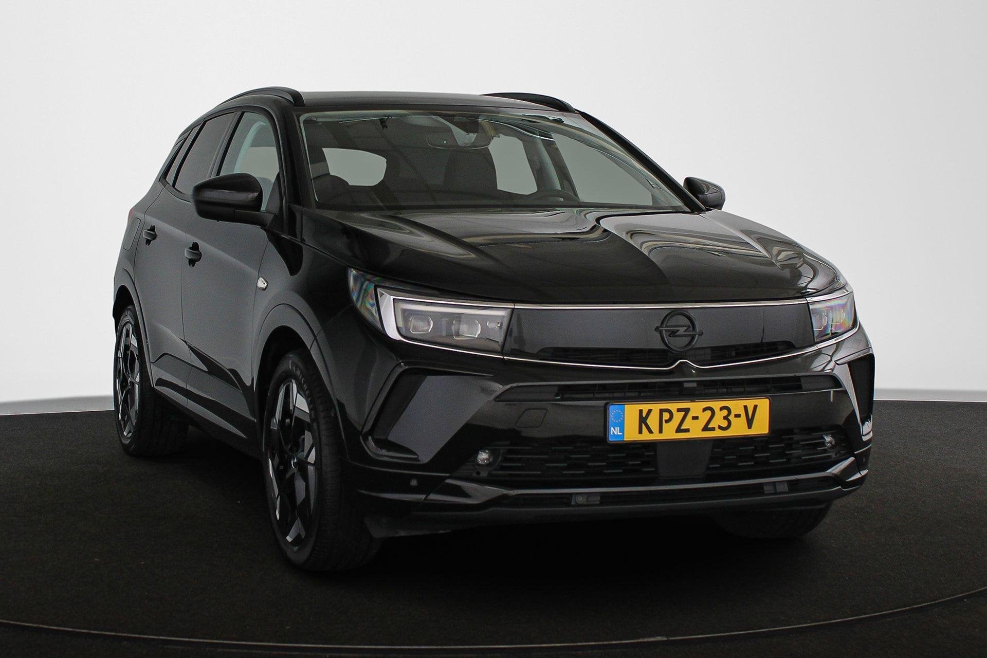 Opel Grandland 1.6 Turbo Plug-In Hybrid 4x4 GSe Stoelventila, Auto's, 4 cilinders, 1776 kg, Zwart, Bedrijf