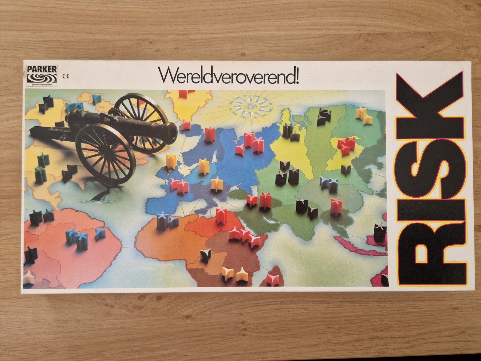 Risk Wereldveroverend! Bordspel van Parker, Hobby en Vrije tijd, Gezelschapsspellen | Bordspellen, Vijf spelers of meer, Ophalen of Verzenden