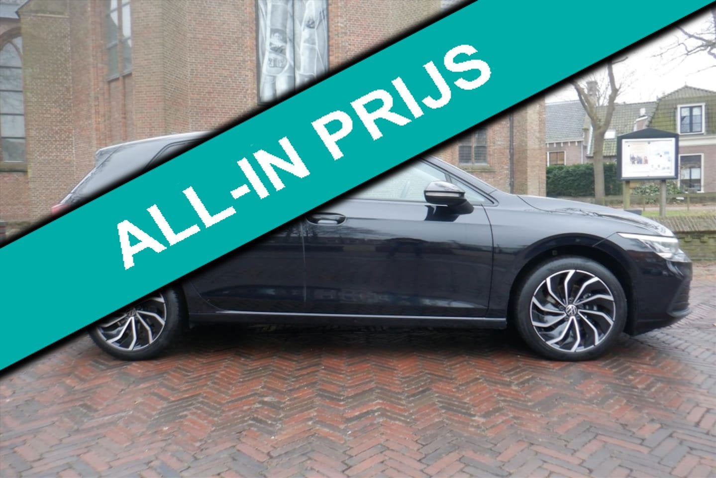 Volkswagen Golf 1.0 TSI 110pk Life Business-CAMERA-STOEL/STU, Voorwielaandrijving, Gebruikt, Euro 6, Zwart