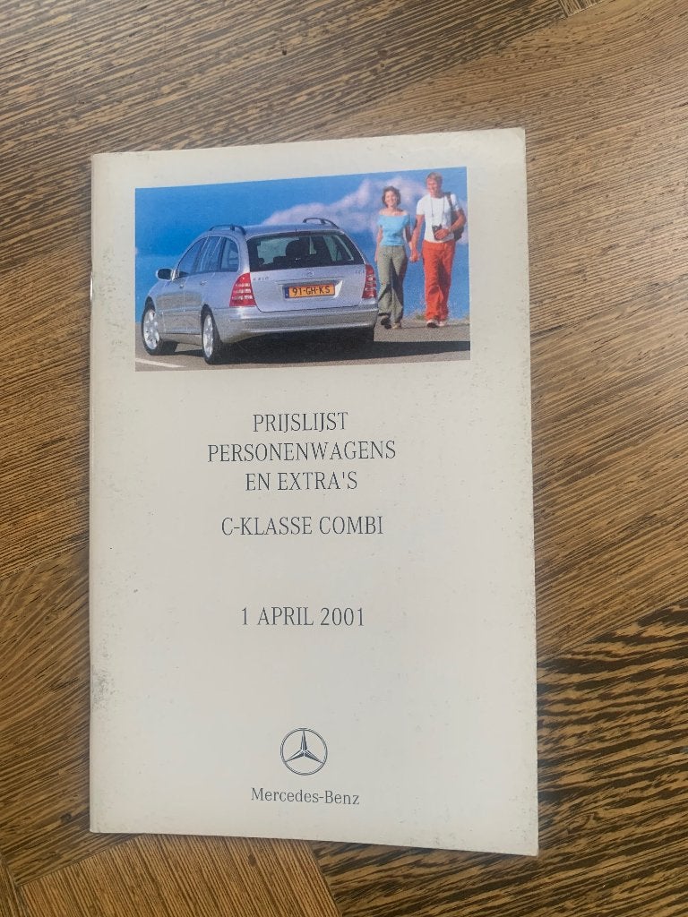 Prijslijst Mercedes-Benz C-klasse combi S203 2001, Nieuw, Mercedes-Benz, Mercedes, Ophalen of Verzenden