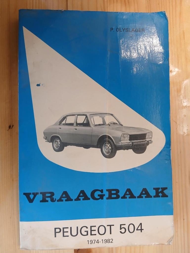 Vraagbaak Peugeot 504, Ophalen of Verzenden