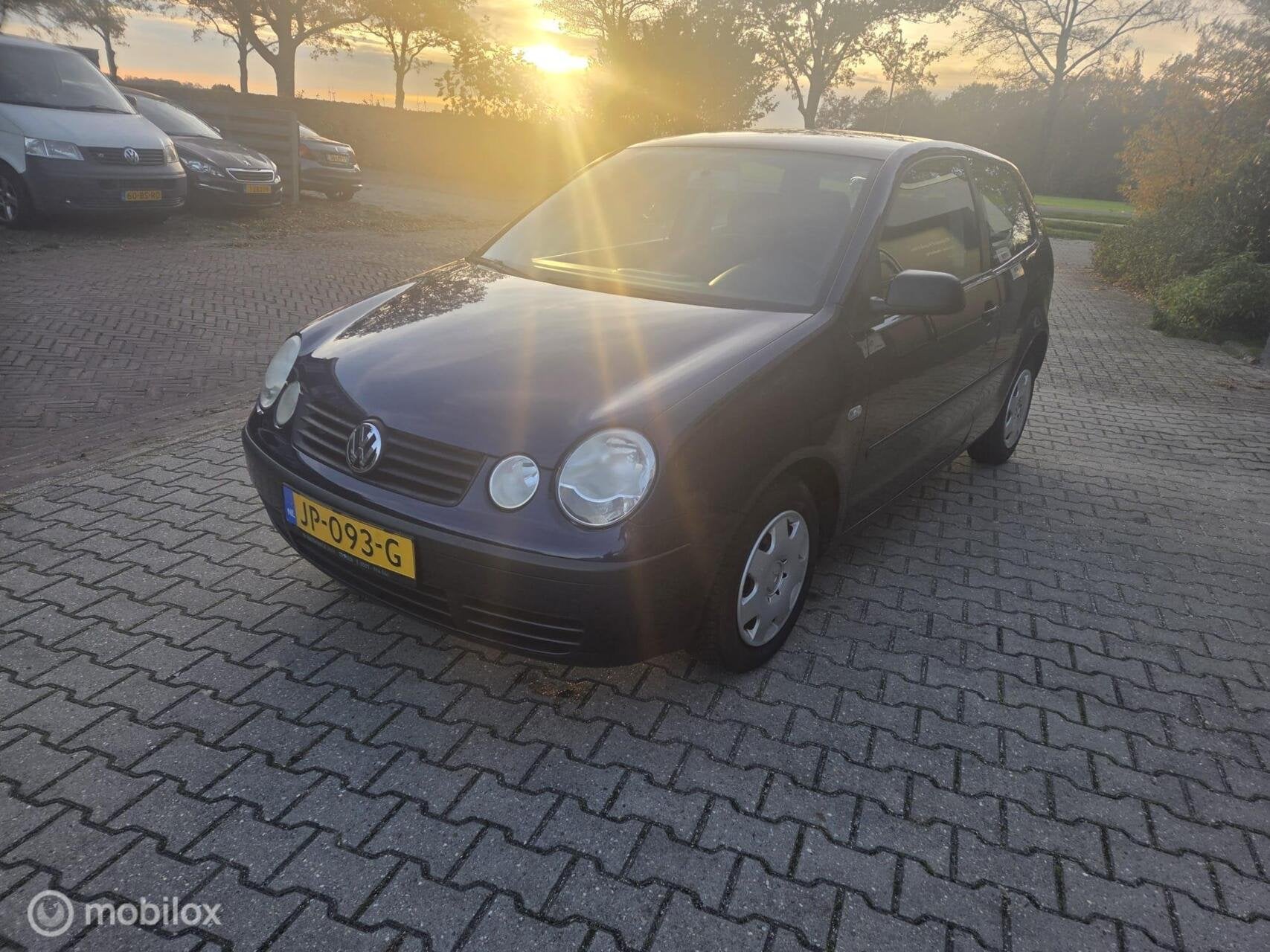 Volkswagen Polo 1.2-12V, Auto's, Volkswagen, Stof, Zwart, Blauw, 1198 cc