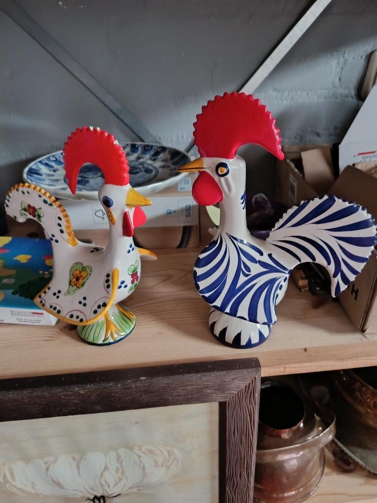 Portugese keramieken hanen Barcelos WD-028, Verzamelen, Beelden en Beeldjes, Ophalen of Verzenden