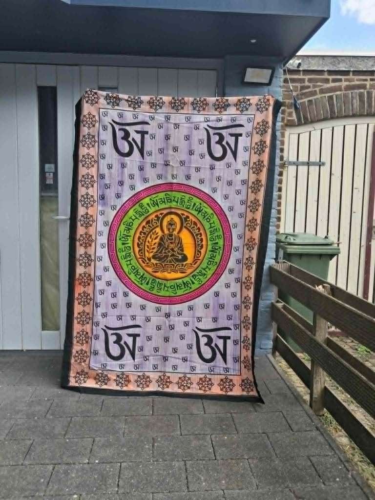 Mandala tafellaken, Ophalen, 135 cm, Nieuw, 215 cm