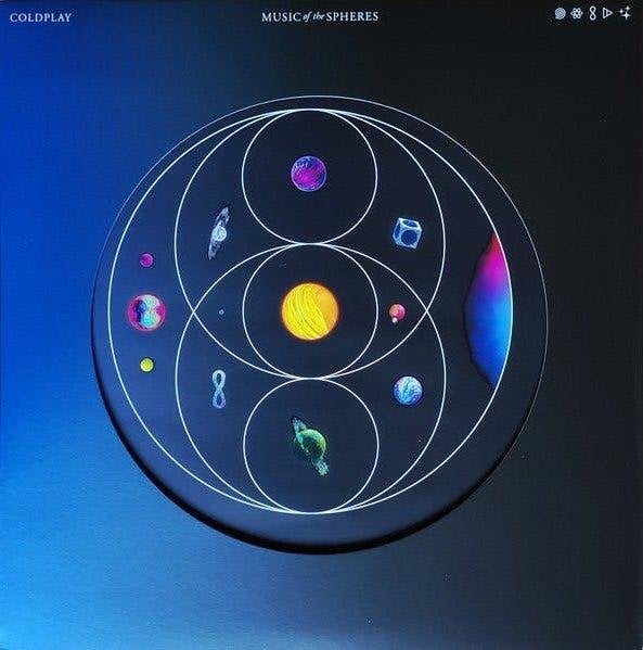 LP Coldplay – Music Of The Spheres, 2020 tot heden, Ophalen of Verzenden, Zo goed als nieuw, 12 inch