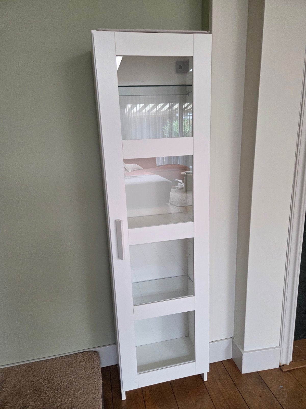 Vitrinekast Ikea, Huis en Inrichting, Kasten | Vitrinekasten, Ophalen, Gebruikt, 25 tot 50 cm, 50 tot 100 cm