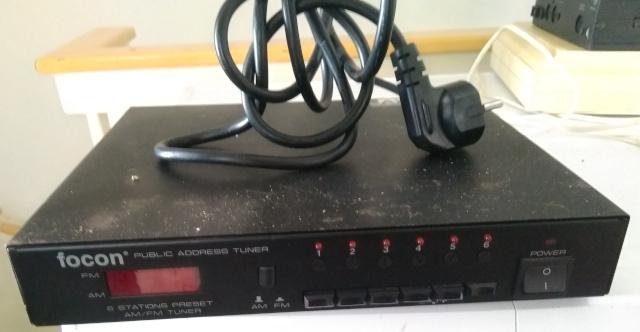 Focon FO-105 pa mw/fm tuner, Ophalen of Verzenden, Zo goed als nieuw
