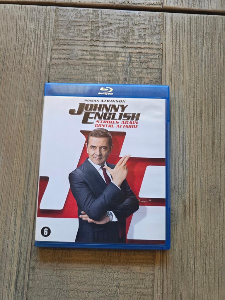 Johnny English Strikes Again - Blu-ray, Cd's en Dvd's, Blu-ray, Ophalen of Verzenden, Zo goed als nieuw, Humor en Cabaret