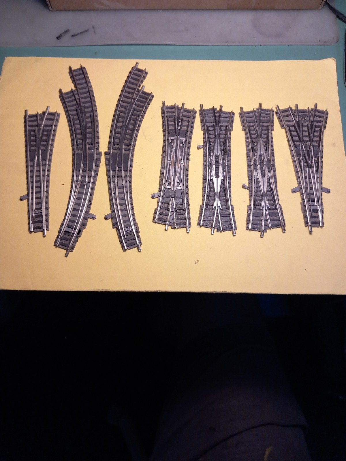 fleischmann piccolo wissels, Gebruikt, Gelijkstroom, Fleischmann, Rails