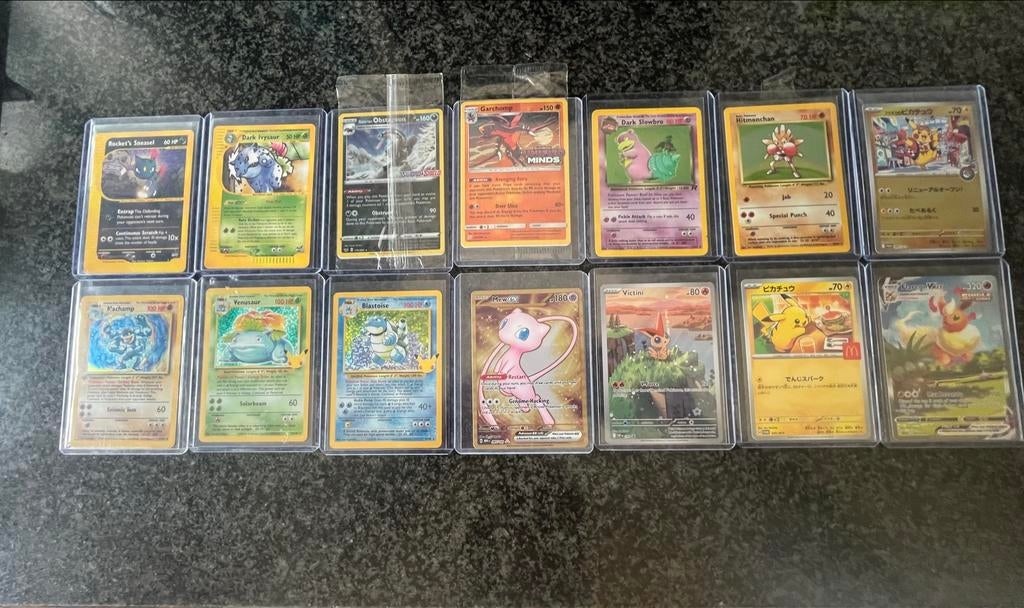 Pokémon Collectie: Modern, Vintage & Sealed Kaarten, Ophalen, Zo goed als nieuw, Meerdere kaarten, Foil