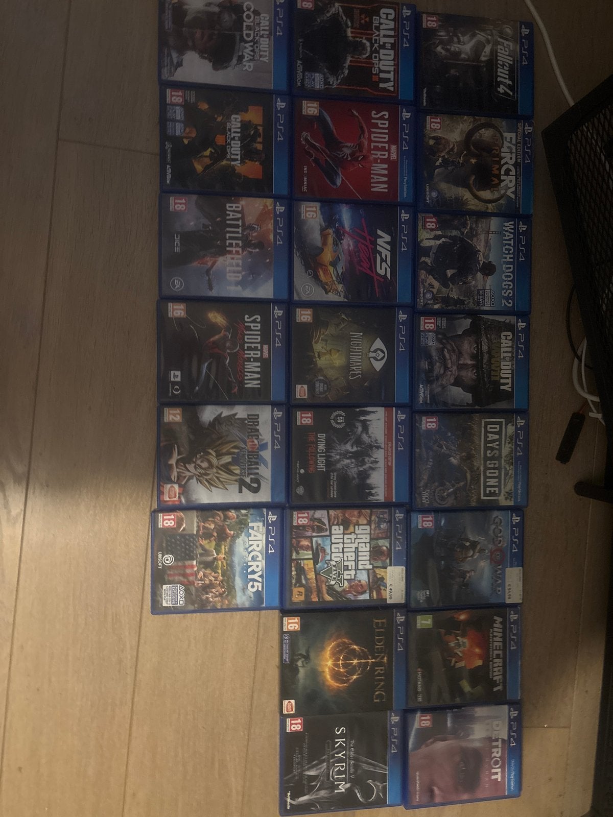 22 PS4 games bundel - Elden Ring, Spider-Man, GTA 5, CoD, Spelcomputers en Games, Games | Sony PlayStation 4, Gebruikt, Avontuur en Actie
