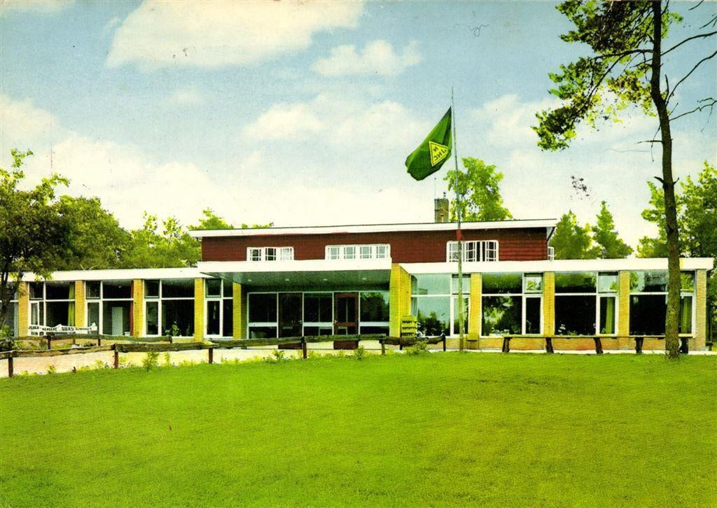 Jeugdherberg NBAS-Bondshuis, Oldebroek - gelopen, Verzamelen, Ansichtkaarten | Nederland, Ophalen of Verzenden, Voor 1920, Gelopen